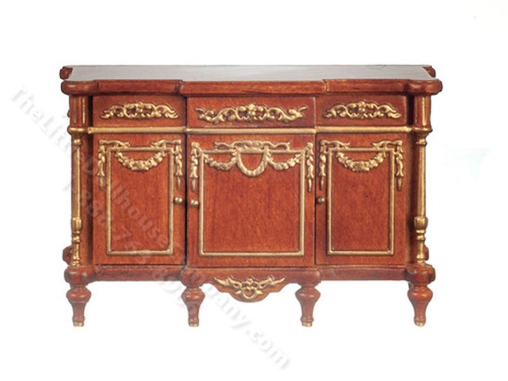 (image for) Miniature Chipendale Break Front Sideboard
