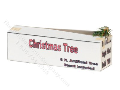 (image for) Miniature Christmas Tree Box for Dollhouses