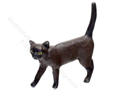 (image for) Dollhouse Miniature Black Cat