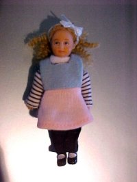 (image for) Susannah Donnelly Girl Doll for Dollhouses