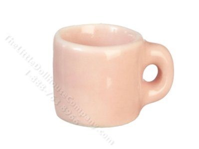 (image for) Dollhouse Scale Model Pink Coffee Mug