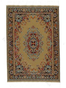 (image for) Miniature Small 'Berthe' Rug - Beige Oriental