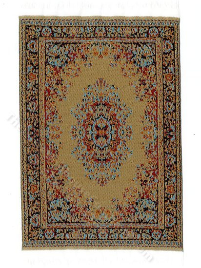 (image for) Miniature Small 'Berthe' Rug - Beige Oriental