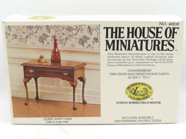 (image for) Miniature Queen Anne Table Kit