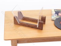 (image for) Miniature Acrylic Record Stand for Dollhouses