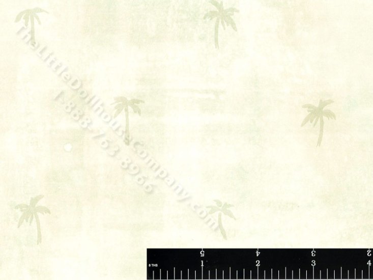 (image for) Palm Trees Miniature Wallpaper for Dollhouses