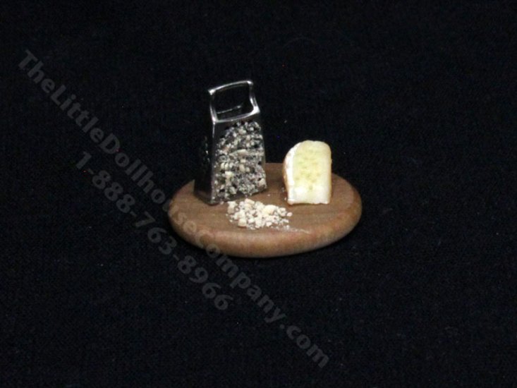 (image for) Miniature Grating Cheese Board for Dollhouses