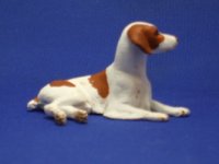 (image for) Miniature Laying Brittany Spaniel by Karl Blindheim