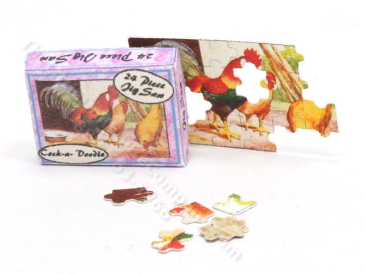 (image for) Miniature Partially Built 24-Piece Jigsaw Puzzle