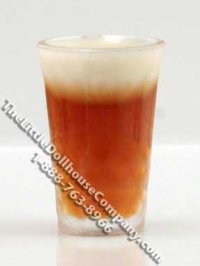 (image for) Dollhouse Scale Model Glass of Dark Beer