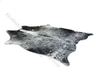 (image for) Miniature Black and White Cow Hide Rug by PRD Miniatures