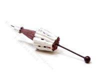 (image for) Miniature Folded Parasol for Dollhouses