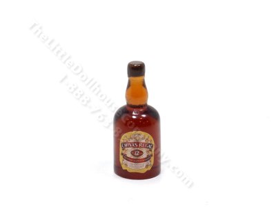 (image for) Miniature Aged Chivas Regal Whiskey Bottle for Dollhouses