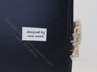 (image for) Miniature Double Bed, Black and Caned with Bedding by Carol Moore