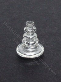 (image for) Miniature Glass Candlestick by Gerd Felka