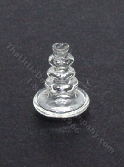 (image for) Miniature Glass Candlestick by Gerd Felka