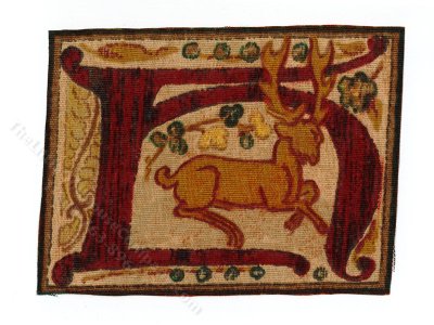 (image for) Miniature Deer Tapestry for Dollhouses