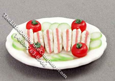 (image for) Miniature Sandwich Plate by Charlotte Willmott of Mouse House