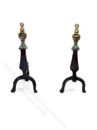 (image for) Miniature Fireplace Andirons for Dollhouses