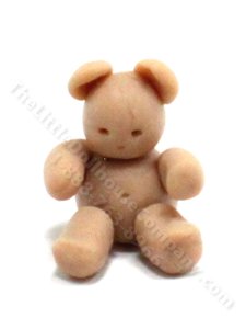 (image for) Miniature Sculpted Teddy Bear for Dollhouses