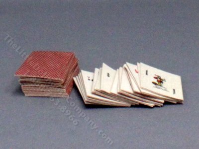 (image for) Plays Scale Model Playing Cards for Dollhouses