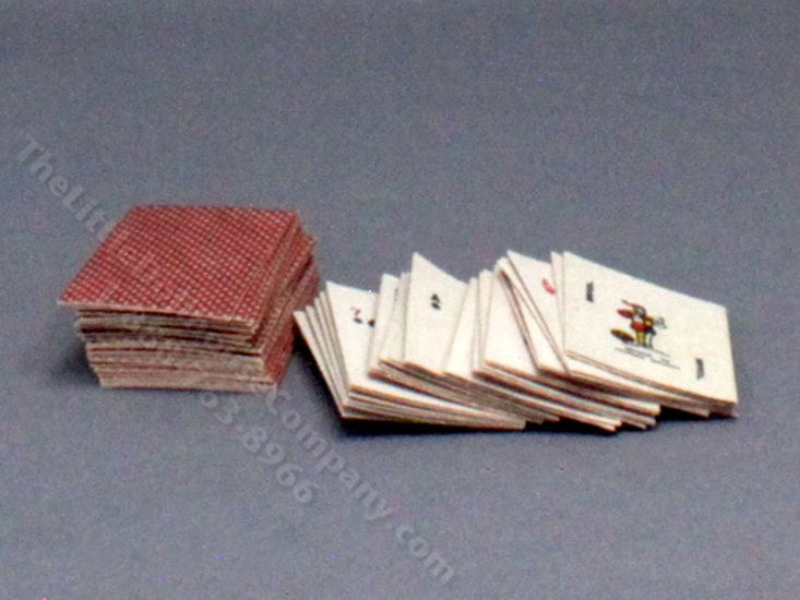 (image for) Plays Scale Model Playing Cards for Dollhouses