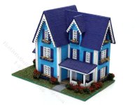 (image for) 1:144 Scale Victorian Assembled Dollhouse
