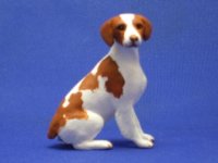 (image for) Miniature Sitting Brittany Spaniel by Karl Blindheim
