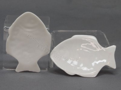 (image for) Miniature White Ceramic Fish Dish