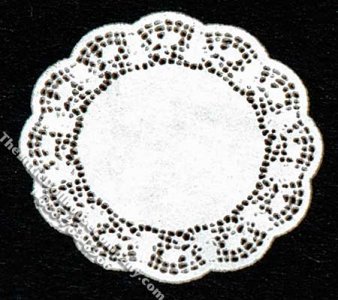 (image for) Miniature Multi-Scale Tiny Lace Laser Cut Doily for Dollhouses