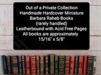 (image for) "A Christmas Carol", Miniature Book by Barbara Raheb