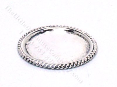 (image for) Miniature Handmade Sterling Silver Tray