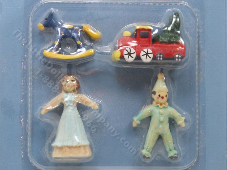 (image for) Vintage Miniature Toy Set for Dollhouses