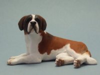 (image for) Dollhouse Scale Model St. Bernard by Karl Blindheim