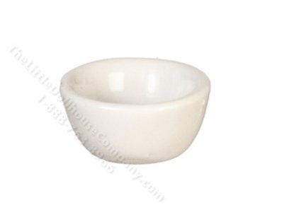 (image for) Miniature White Ceramic Bowl