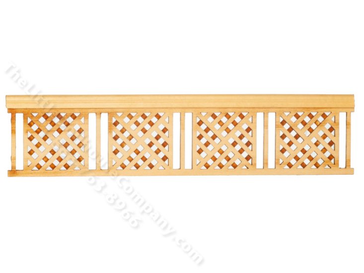 (image for) Miniature Windmill Lattice Handrail for Dollhouses