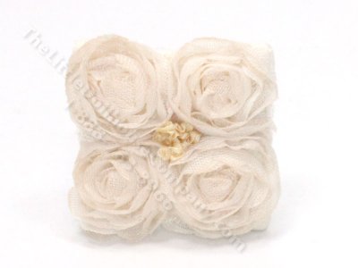 (image for) Pillow with Blush Florettes by Judith Blondell