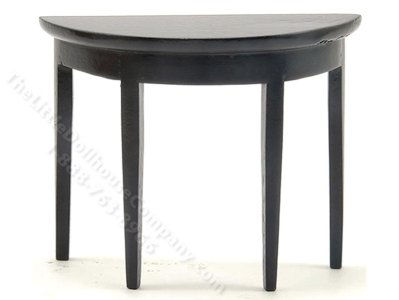 (image for) Miniature Black Side Table For Dollhouses
