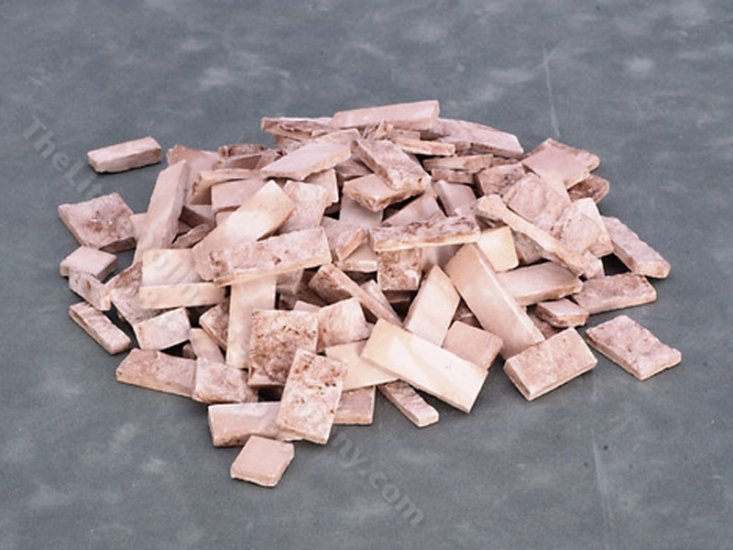 (image for) Miniature Brown Cut Stone Veneer for Dollhouses