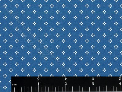 (image for) Blue and Diamonds Miniature Wallpaper for Dollhouses