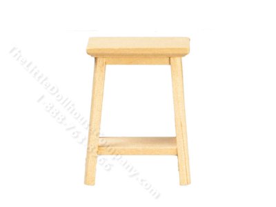 (image for) Miniature Medium Fern Stand for Dollhouses, Unfinished
