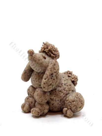 (image for) Miniature Poodle Figurine for Dollhouses