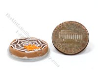 (image for) Miniature Halloween Spiderweb Pie for Dollhouses