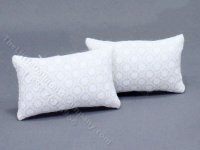 (image for) Miniature Pair of Rectangular Grey Pillows for Dollhouses