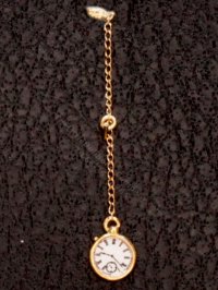 (image for) Miniature Gold Pocket Watch by Don Henry