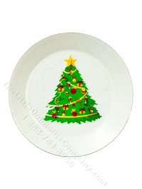 (image for) Miniature Christmas Plate for Dollhouses