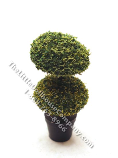 (image for) Miniature 2 inch Mound Topiary for Dollhouses