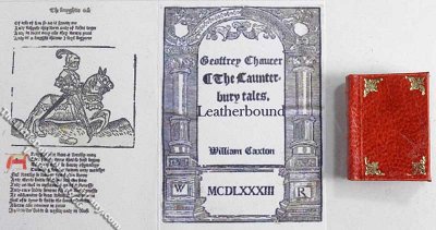 (image for) Miniature Book: 'The Canterbury Tales'