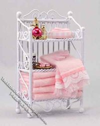 (image for) Powder Room Towel Storage Rack