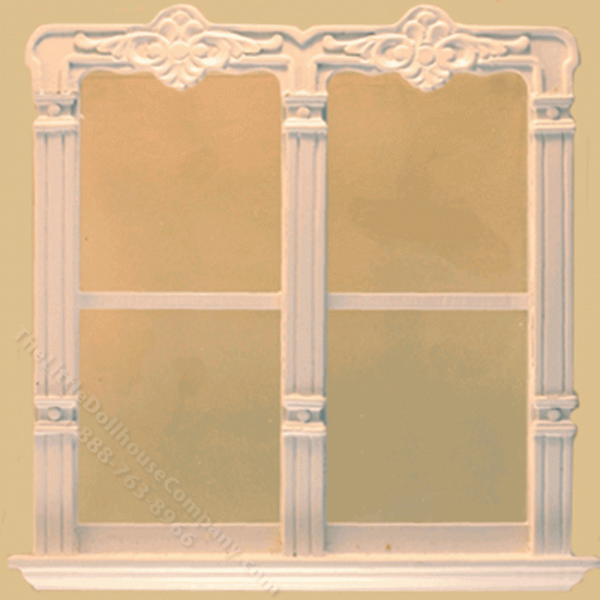 (image for) Miniature McAllister Carved Double Window